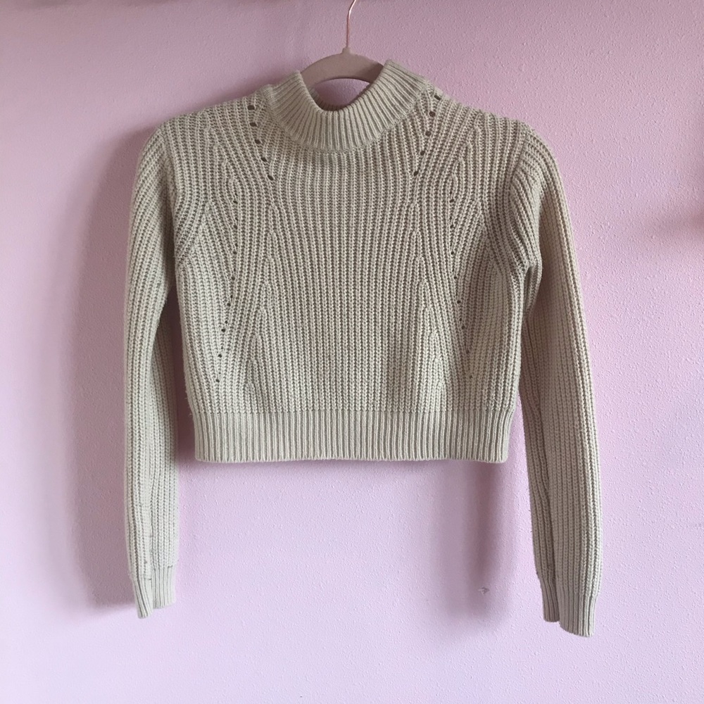 kendall + kylie cropped sweater